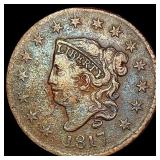 1817 Coronet Head Large Cent LIGHTLY CIRCULATED