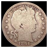 1896 Barber Quarter NICELY CIRCULATED