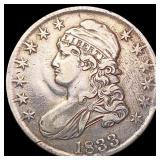 1833 Capped Bust Half Dollar LIGHTLY CIRCULATED