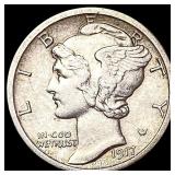 1917-D Mercury Dime CLOSELY UNCIRCULATED