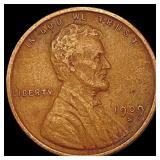 1909 Wheat Cent ABOUT UNCIRCULATED