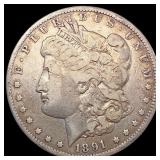 1891-CC Morgan Silver Dollar NICELY CIRCULATED