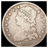 1835 Capped Bust Quarter NICELY CIRCULATED