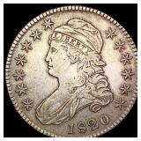 1820 Capped Bust Half Dollar CLOSELY UNCIRCULATED