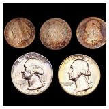 [5] 1820-1959 [3] Capped Bust Dimes, [2] Sil Wash