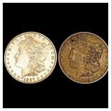 [2] 1892-O&1897-O Morgan Silver Dollar CLOSELY UNC