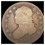 1818 Capped Bust Quarter NICELY CIRCULATED