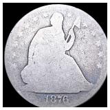 1876-CC Seated Liberty Half Dollar NICELY CIRCULAT