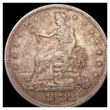 1878-S Silver Trade Dollar ABOUT UNCIRCULATED