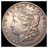 1894-O Morgan Silver Dollar NEARLY UNCIRCULATED