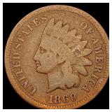 1869 Indian Head Cent NICELY CIRCULATED