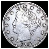 1912-D Liberty Victory Nickel LIGHTLY CIRCULATED