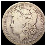 1892-S Morgan Silver Dollar NICELY CIRCULATED