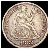 1882 Seated Liberty Dime LIGHTLY CIRCULATED