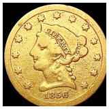 1856-S $2.50 Gold Quarter Eagle NICELY CIRCULATED