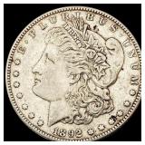 1892-O Morgan Silver Dollar NEARLY UNCIRCULATED