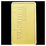 NA 1G fine gold bar GEM PROOF