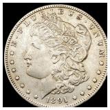 1891-O Morgan Silver Dollar NEARLY UNCIRCULATED