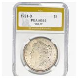 1921-D Morgan Silver Dollar PGA MS63 VAM-1P