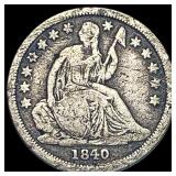 1840-O Seated Liberty Dime LIGHTLY CIRCULATED