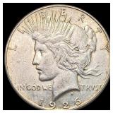 1926 Silver Peace Dollar CLOSELY UNCIRCULATED