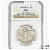 1928 Oregon Trail Half Dollar NGC MS66