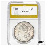 1899 Morgan Silver Dollar PGA MS64