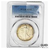 1917 Walking Liberty Half Dollar PCGS AU53