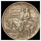 1925 Stone Mountain Half Dollar CLOSELY UNCIRCULAT