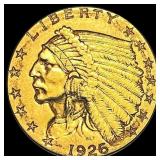 1926 $2.50 Gold Quarter Eagle UNCIRCULATED