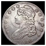 1836 Capped Bust Half Dollar CLOSELY UNCIRCULATED