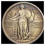 1917 T1 Standing Liberty Quarter LIGHTLY CIRCULATE