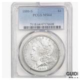 1880-S Morgan Silver Dollar PCGS MS64