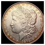 1878 8TF PL Morgan Silver Dollar CHOICE AU