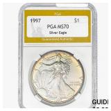 1997 Silver Eagle PGA MS70