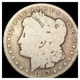 1893 Morgan Silver Dollar NICELY CIRCULATED