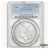 1886 Morgan Silver Dollar PCGS MS64