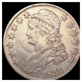 1831 Capped Bust Half Dollar CLOSELY UNCIRCULATED