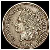 1863 Indian Head Cent CLOSELY UNCIRCULATED