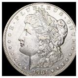 1904-S Morgan Silver Dollar CLOSELY UNCIRCULATED