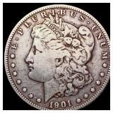 1901-S Morgan Silver Dollar LIGHTLY CIRCULATED