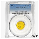 1910 $2.50 Gold Quarter Eagle PCGS AU55