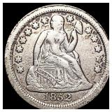 1852-O Seated Liberty Dime NEARLY UNCIRCULATED