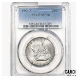 1954-S Franklin Half Dollar PCGS MS66