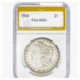 1900 Morgan Silver Dollar PGA MS61