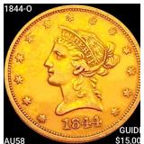 1844-O $10 Gold Eagle CHOICE AU