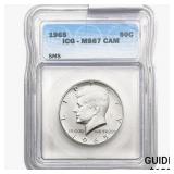 1965 Kennedy Half Dollar ICG MS67 CAM SMS