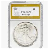 1991 Silver Eagle PGA MS70