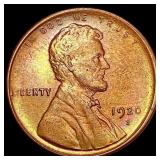 1920-S Wheat Cent CHOICE AU