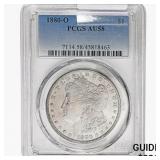 1880-O Morgan Silver Dollar PCGS AU58